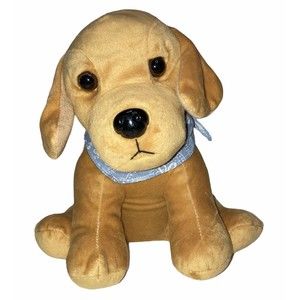 Intelex Warm and Cosy Weighted Plush Microwaveable Lavender Soothing Brown Dog